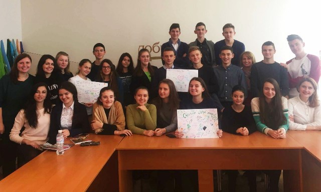 Викладачі кафедри, вчителі та учні школи-ліцей №6 ім. Назарія Яремчука